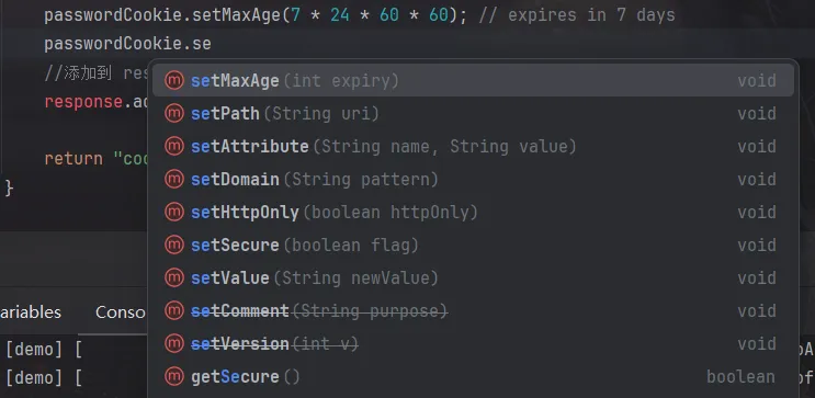Servlet Cookie API 中未提供 setExpires() 方法